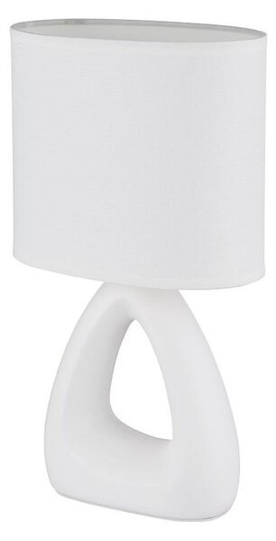 Globo 21731W - Настолна лампа TRIANGLE 1xE14/40W/230V бял