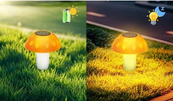 Aigostar - LED Соларна лампа LED/0,024W/1,2V 200 mAh 2700K IP44 манатарка
