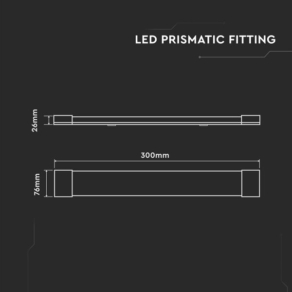 LED Флуоресцентна лампа LED/10W/230V 3000K 30 см бял
