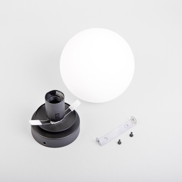 Таванно осветително тяло MOONLIGHT 1xE27/15W/230V, диаметър 16 см, черно