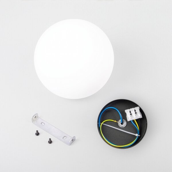 Таванно осветително тяло MOONLIGHT 1xE27/15W/230V, диаметър 16 см, черно