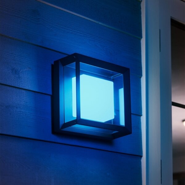 Philips 17438/30/P7 - LED RGB Екстериорна лампа Hue ECONIC LED/15W/230V IP44