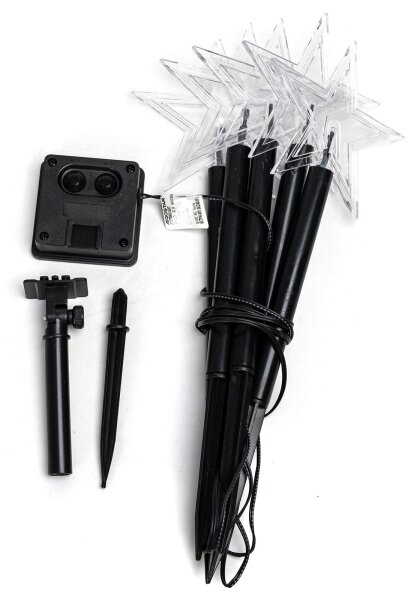 Aigostar LED соларна коледна лампа LED/0,054W/1,2V 1m IP65 студена бяла