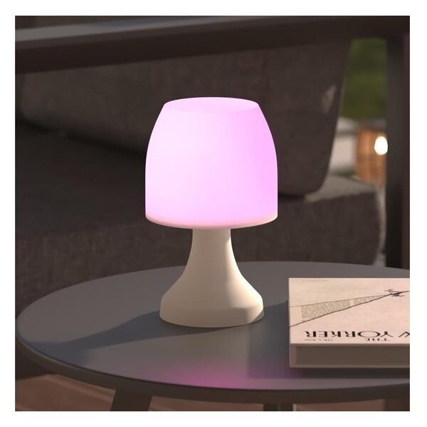 Atmosphera - LED RGB външна настолна лампа DOKK LED/3xAAA 19,5 см IP44