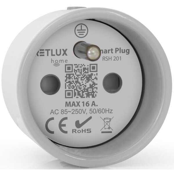 Retlux - Умен контакт 3680W/230V/Тип E/16A Wi-Fi Tuya