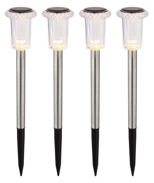 Globo 33988-4 - Комплект 4 LED соларни лампи LED/0,06W/1,2V IP44