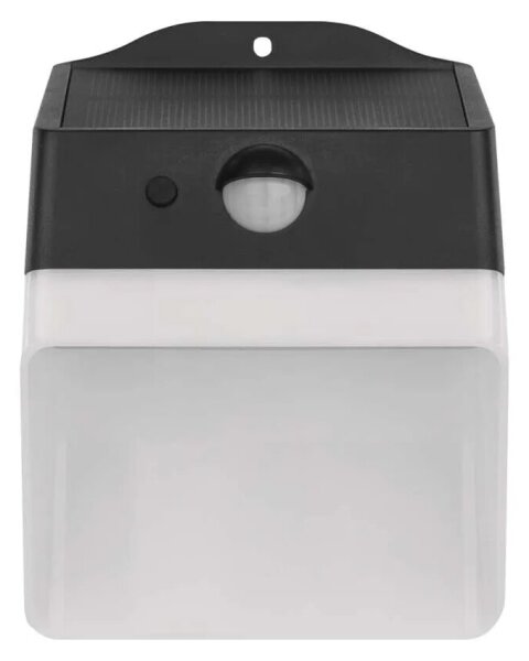 LED соларен стенен фенер LUMI LED/3,7W IP65 сензор черен