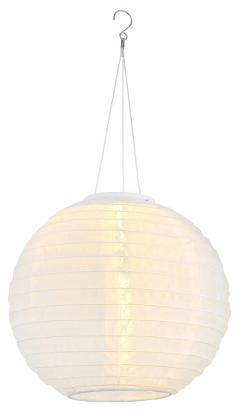 Globo 339700W - LED соларен висящ лампион LED/0,5W/3V IP44 бял