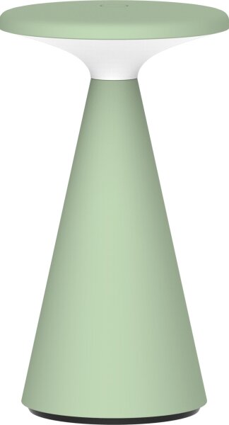 LED настолна лампа PAROS, 1,8W, 5V USB, 1800 mAh, IP44, зелена