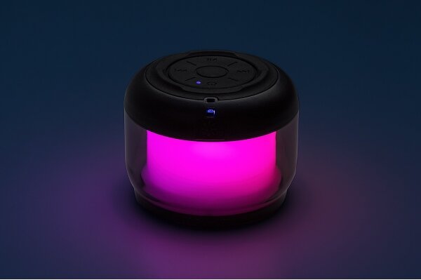 Rabalux 76110 - RGB настолна лампа с говорител RADELIA RGB/3W/3,7V 500mAh