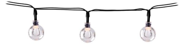 Grundig - LED соларен гирлянд 50 LED, 8 функции, 6,9 м, топла бяла, 600 mAh