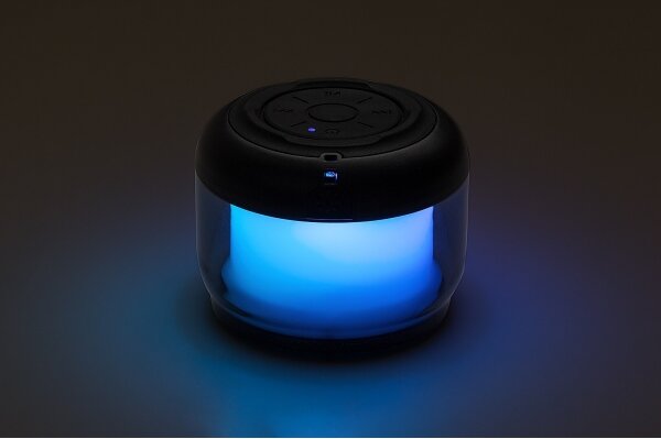 Rabalux 76110 - RGB настолна лампа с говорител RADELIA RGB/3W/3,7V 500mAh