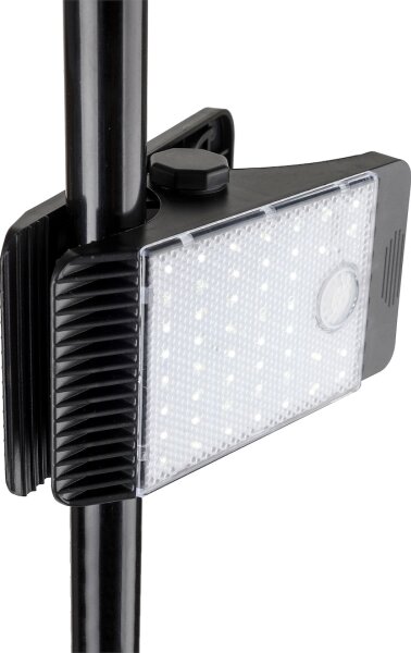 LED соларна лампа с сензор CLIPS LED/4W/1200 mAh 3,7V IP44 черна