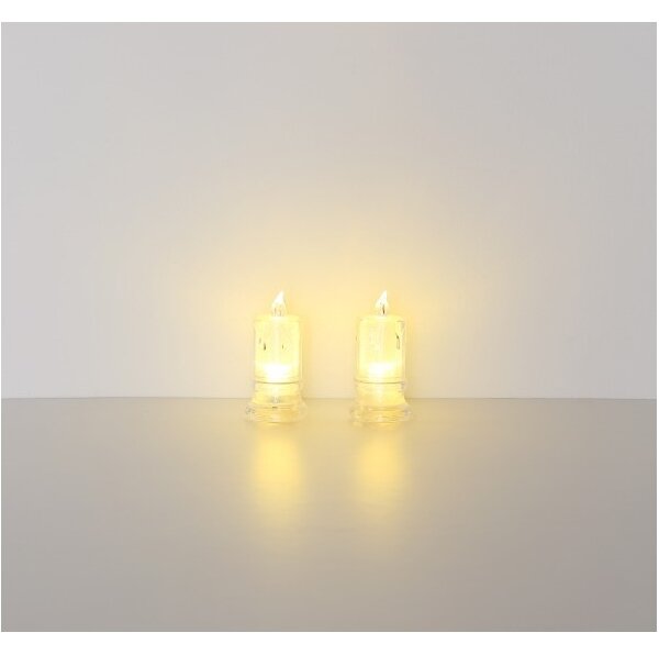 Globo 28075-2 - Комплект 2x LED свещи CANDLE LED/0,25W/3xLR1130