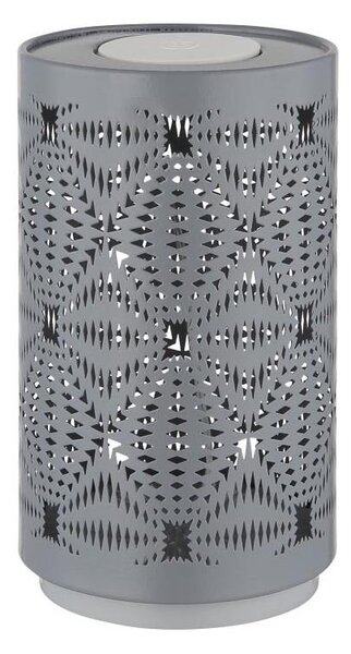 Globo 21018G - LED RGB настолна лампа AMIYAH LED/1W/5V 500 mAh сива