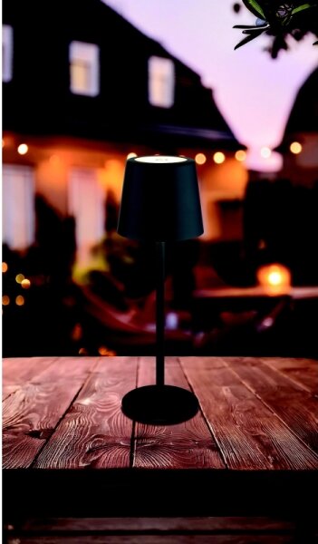 Globo 58482B-LED Външна настолна лампа VAN. 2W/5V 2200mAh IP44 черна