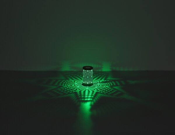 Globo 21018CH - LED RGB настолна лампа AMIYAH LED/1W/5V 500 mAh кафява