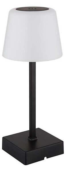 Globo 28061S - LED настолна лампа XAYDEN LED/2W/5V 800 mAh, черна, с док