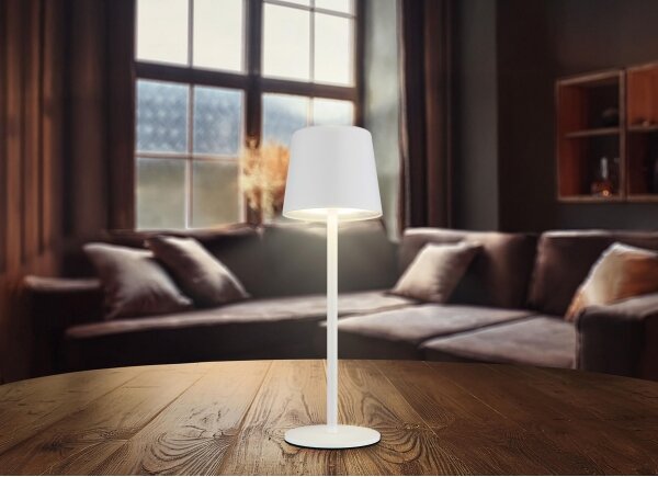 Globo 58482W-LED Външна настолна лампа VAN 2W/5V 2200mAh IP44 бяла