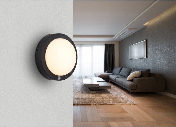 Globo 12379A - LED стенен лампа LASSE 1,2W/3,7V, Ø15 см, 1800 mAh
