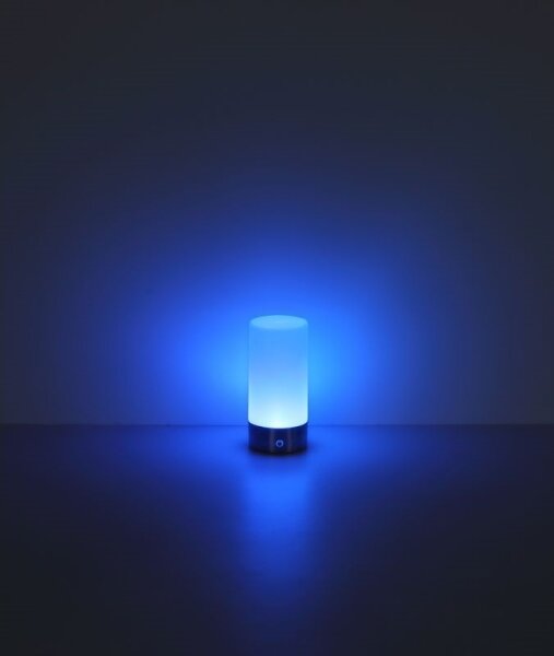 Globo 21040SRGB - LED RGB настолна лампа LEX 1,8W/5V 1500 mAh черна