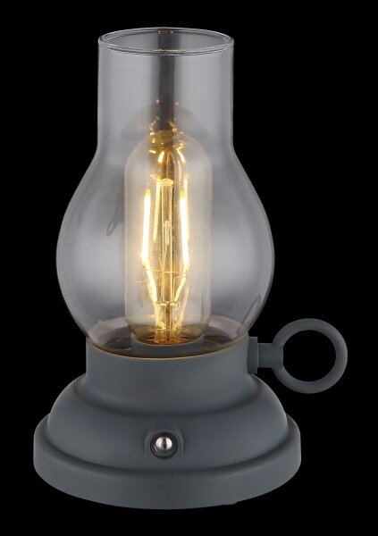 Globo 58016A - LED настолна лампа PETRO 1W/3,7V 1200 mAh, антрацит
