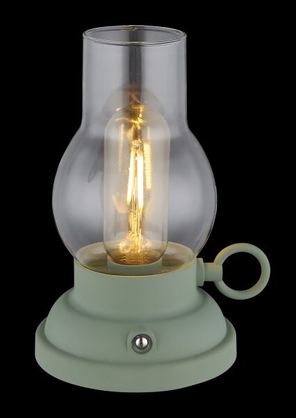 Globo 58016B - LED настолна лампа PETRO LED/1W/3,7V 1200 mAh зелена