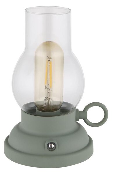Globo 58016B - LED настолна лампа PETRO LED/1W/3,7V 1200 mAh зелена
