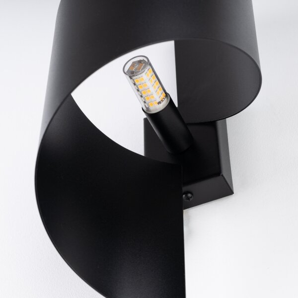 Sollux SL.1309 - Аплик TALASSA 1xG9/8W/230V черен