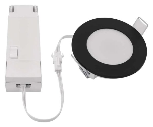 LED вградено осветително тяло LORI LED/4,5W/230V IP65 2700/4000K черно