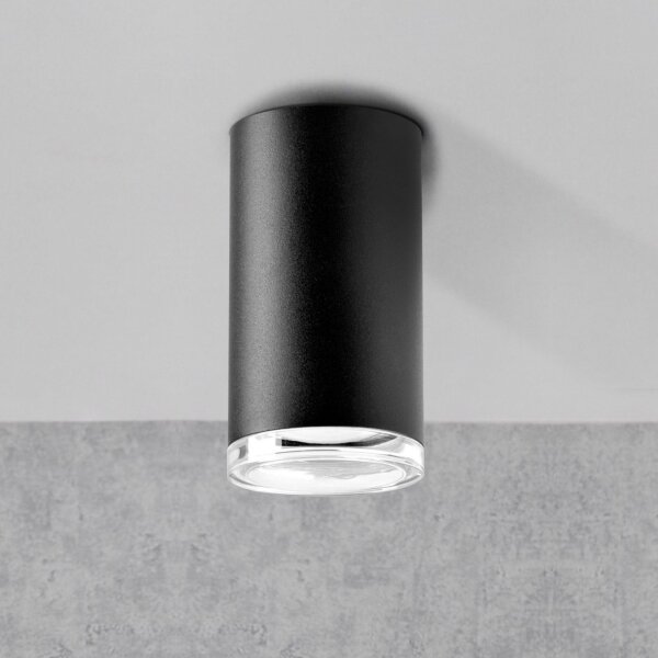 LED RGBW димируемо точково осветително тяло за баня TURYN 1xGU10/4,8W/230V IP44 черно