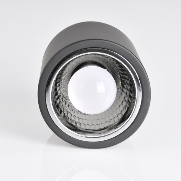 LED RGBW димируемо точково осветително тяло JUPITER 1xE27/6,5W/230V диам. 13 см черно