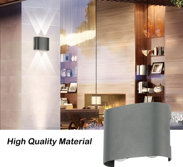 Brilagi - LED Външно стенно осветително тяло FLAREBOX LED/4W/230V антрацит IP65