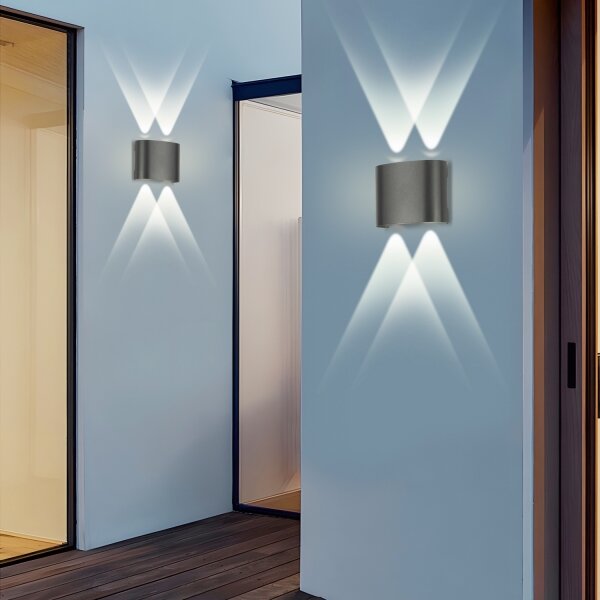 Brilagi - LED Външно стенно осветително тяло FLAREBOX LED/4W/230V антрацит IP65