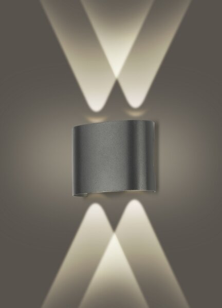 Brilagi - LED Външно стенно осветително тяло FLAREBOX LED/4W/230V антрацит IP65
