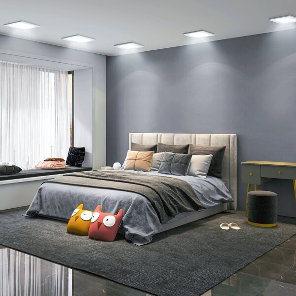 Aigostar - Вградено LED осветително тяло LED/12W/230V 6500K 17,5x17,5 cm бяло