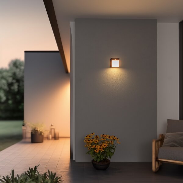 Brilagi-LED външно стенен осветител TERNI LED/12W/230V антрацит IP44