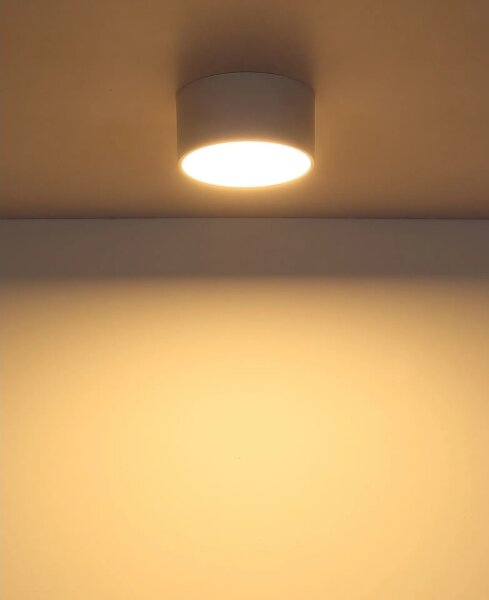 Globo 56964W - LED таванен плафон RAYMOND LED/12W/230V 3000K Ø 15 см бял