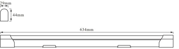 Osram - LED линейно осветително тяло за монтаж под шкаф BATTEN LED/10W/230V 60 cm