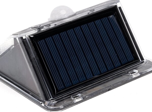 Aigostar-LED Соларно осветително тяло със сензор LED/3,7V 6500K 1200 mAh IP65 черно
