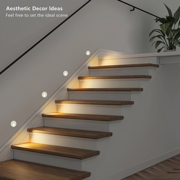 Brilagi - STAIRDOT LED/2W/230V външно вградено LED осветително тяло, бяло, IP65, кръгло