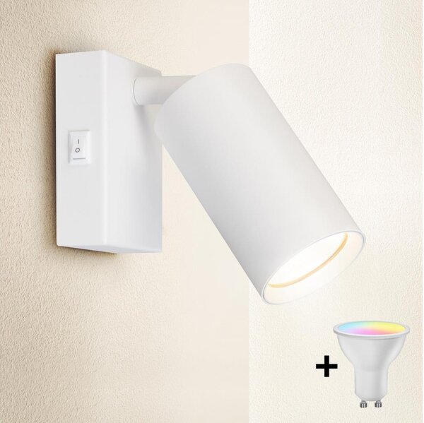 Brilagi - LED димируемо стенно точково осветително тяло SELE 1xGU10/4,8W/230V бяло