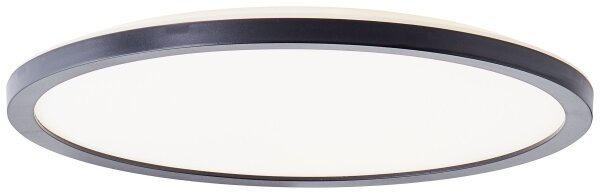 Brilliant - LED таванно осветително тяло MILTON LED/18W/230V Ø 29,3 см черно