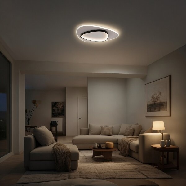 Brilagi - Димируемо LED таванно осветително тяло FLARE LED/70W/230V 3000/4000/6000K + с дистанционно управление