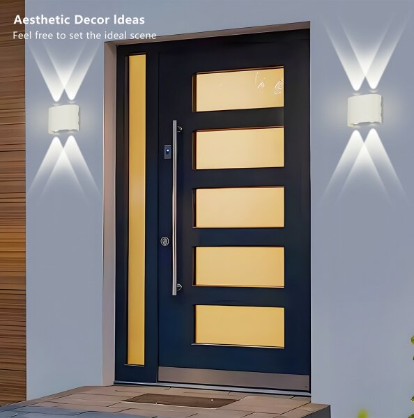 Brilagi - LED външно стенно осветително тяло FLAREBOX LED/4W/230V бяло IP65