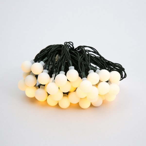 Brilagi - соларна LED декоративна верига BUBBLE 50xLED/8 режима 7m IP65 топла бяла