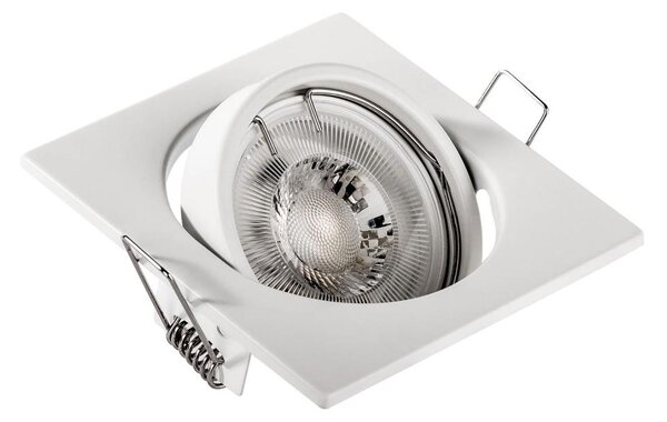 Вградено осветително тяло 1xGU10/MR16/10W/230V 9x9 см бяло