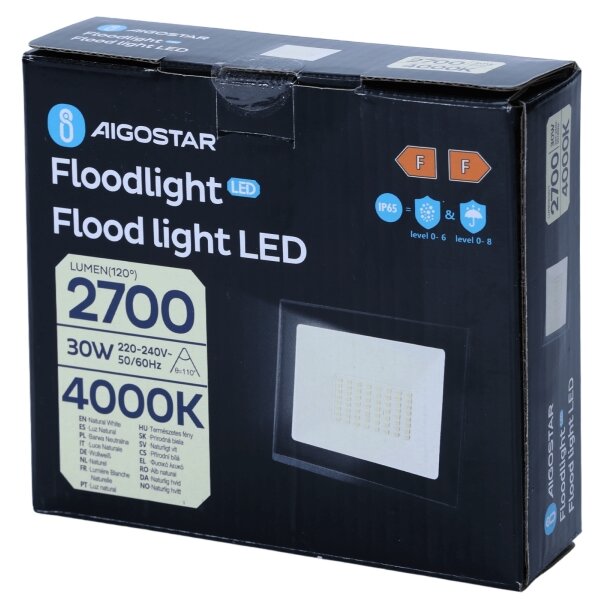 Aigostar - LED прожектор LED/30W/230V 4000K IP65