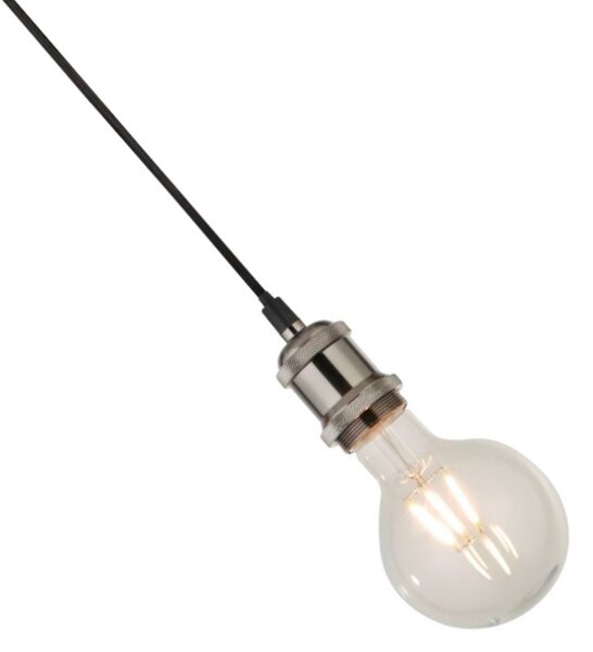 Searchlight 7461SS - Полилей на кабел SUSPENSION 1xE27/60W/230V сребрист