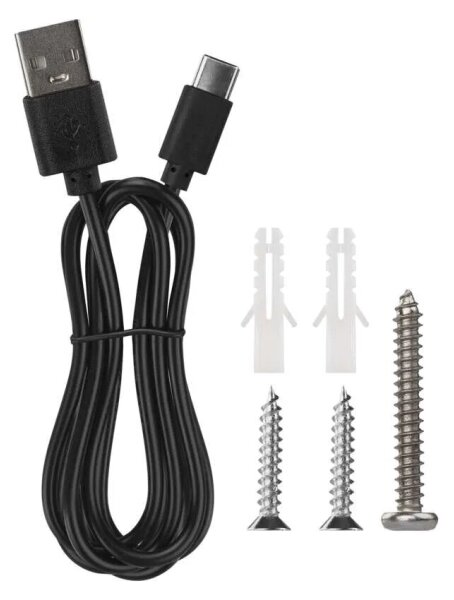 LED регулируема презареждаема настолна лампа 4в1 LED/6W/3,7V 3000-6500K черна